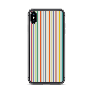 iPhone XS Max Colorfull Stripes iPhone Case by Design Express