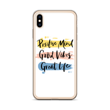 Positive Mind, Good Vibes, Great Life iPhone Case by Design Express