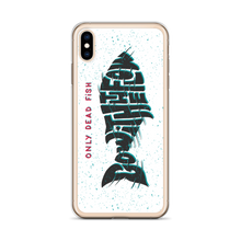 Only Dead Fish Go with the Flow iPhone Case by Design Express