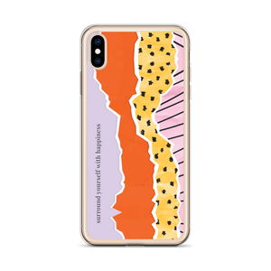 Surround Yourself with Happiness iPhone Case by Design Express