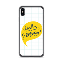 iPhone XS Max Hello Summer Yellow iPhone Case by Design Express