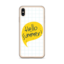 Hello Summer Yellow iPhone Case by Design Express