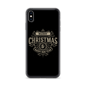 iPhone XS Max Merry Christmas & Happy New Year iPhone Case by Design Express