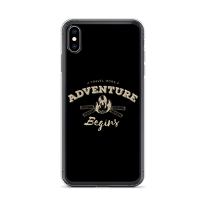 iPhone XS Max Travel More Adventure Begins iPhone Case by Design Express