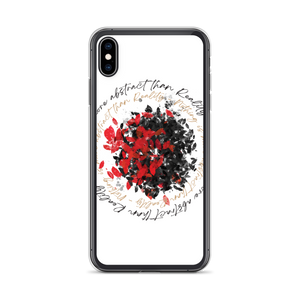 iPhone XS Max Nothing is more abstarct than reality Circle iPhone Case by Design Express