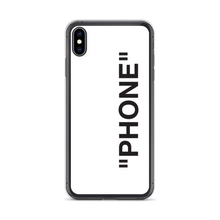 iPhone XS Max "PRODUCT" Series "PHONE" iPhone Case White by Design Express