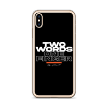 Two Words One Finger iPhone Case by Design Express