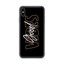 iPhone XS Max Good Vibes Typo iPhone Case by Design Express