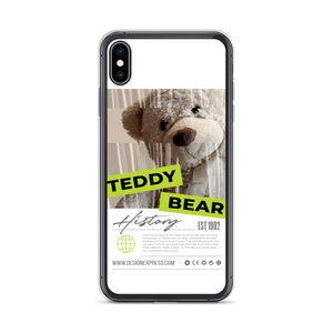 iPhone XS Max Teddy Bear Hystory iPhone Case by Design Express