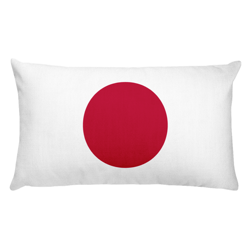 Default Title Japan Flag Allover Print Rectangular Pillow Home by Design Express