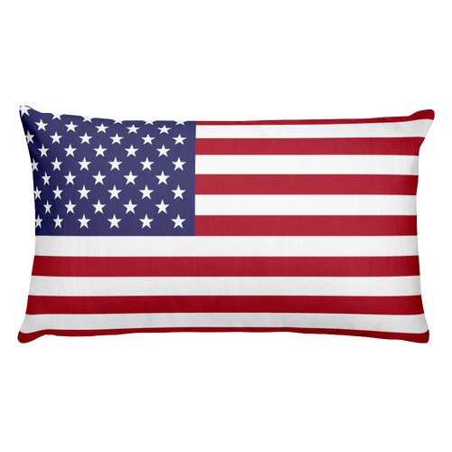 Default Title Jarvis Island Flag Allover Print Rectangular Pillow Home by Design Express
