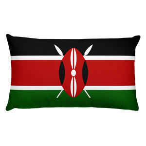 Default Title Kenya Flag Allover Print Rectangular Pillow Home by Design Express