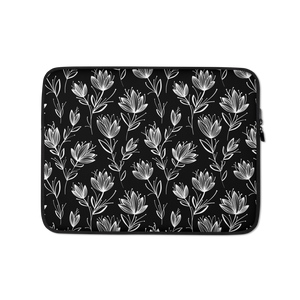 13″ Leaf Line Pattern Laptop Sleeve by Design Express