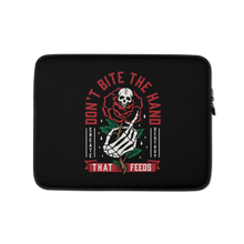 13″ Don't Bite The Hand That Feeds Laptop Sleeve by Design Express