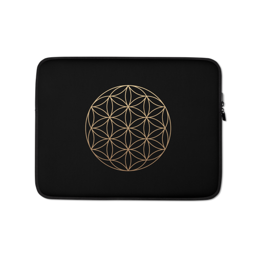 13″ The Flower of Life Laptop Sleeve by Design Express