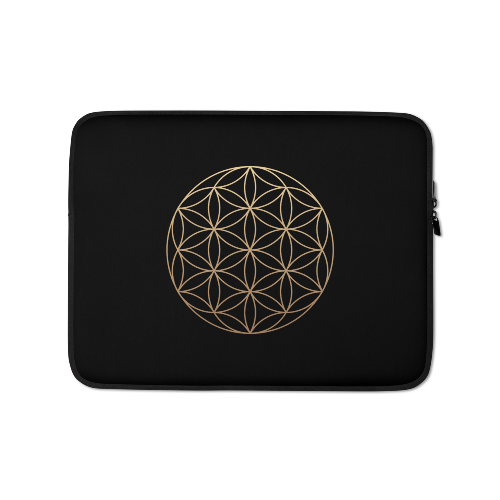 13″ The Flower of Life Laptop Sleeve by Design Express