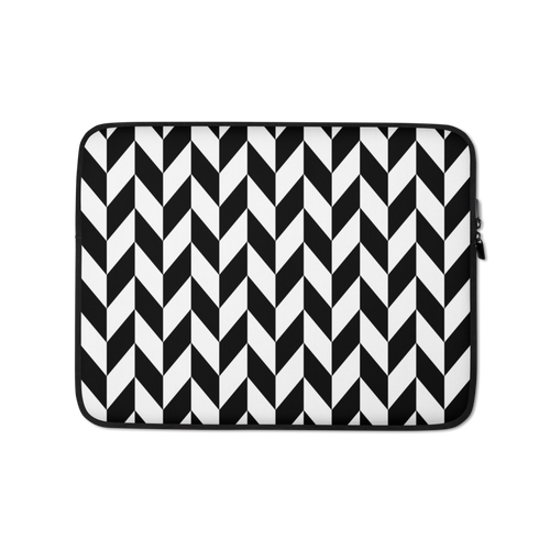 13″ Chevron Flip Pattern Laptop Sleeve by Design Express