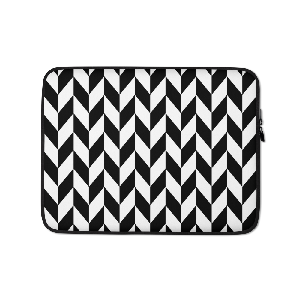 13″ Chevron Flip Pattern Laptop Sleeve by Design Express