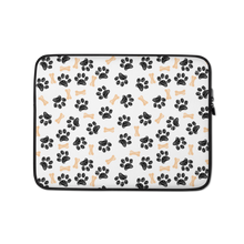 13″ Dog Paws and Bones Pattern Laptop Sleeve by Design Express