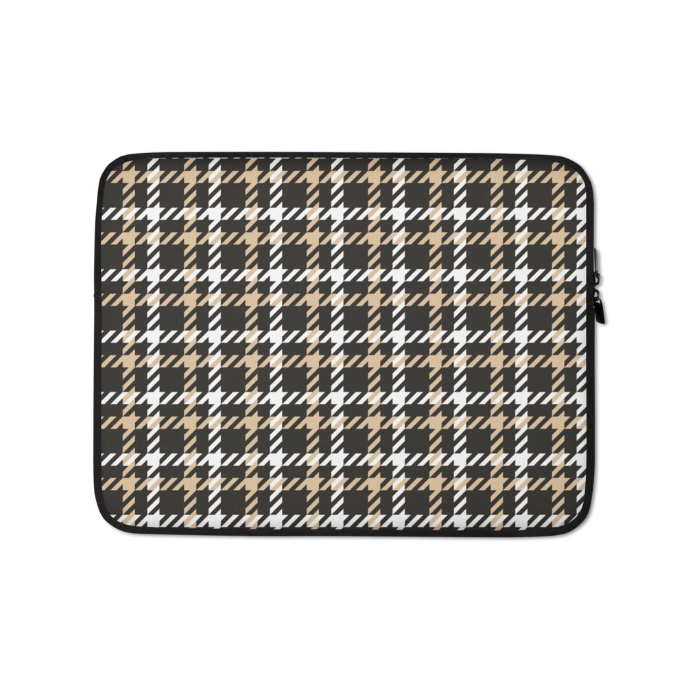 13″ Houndstooth Small Pattern Laptop Sleeve by Design Express