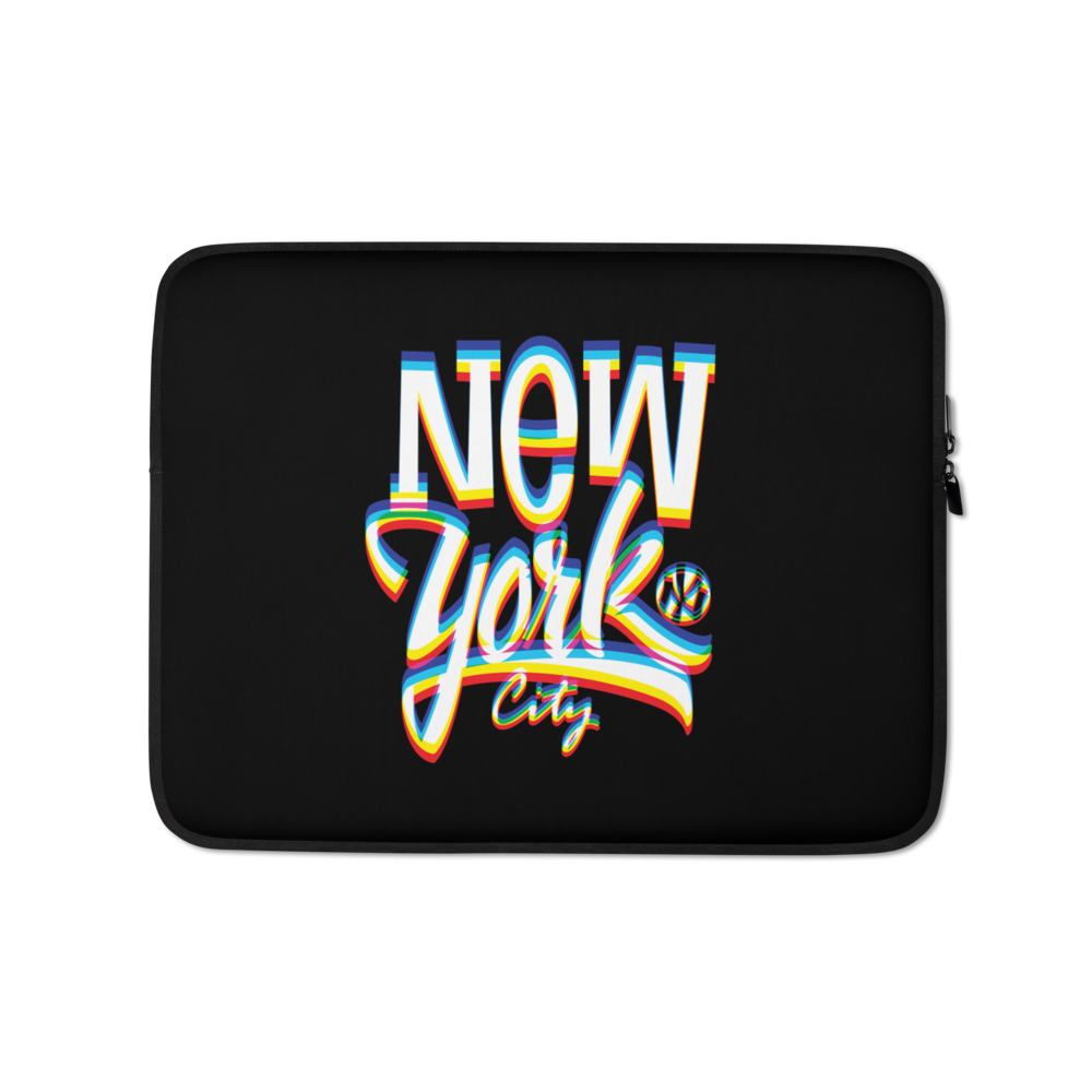 13″ New York City Glitch Laptop Sleeve by Design Express