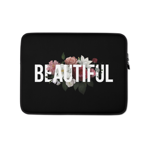 13″ Beautiful Flower Laptop Sleeve by Design Express