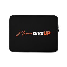 13″ Never Give Up (Motivation) Laptop Sleeve by Design Express