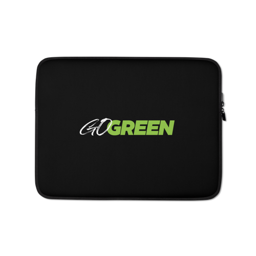 13″ Go Green (Motivation) Laptop Sleeve by Design Express