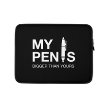 13″ My pen is bigger than yours (Funny) Laptop Sleeve by Design Express