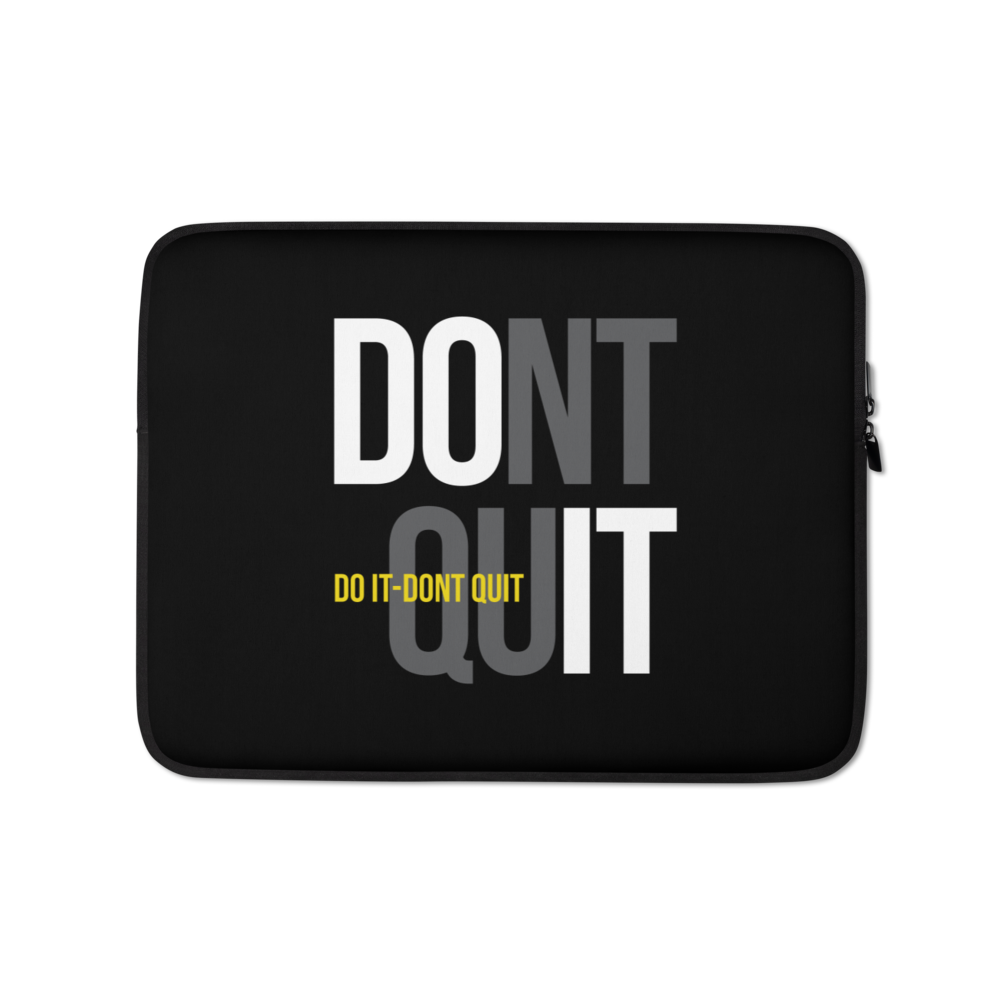 13″ Do It, Don't Quit (Motivation) Laptop Sleeve by Design Express