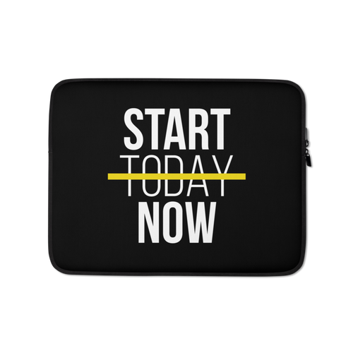 13″ Start Now (Motivation) Laptop Sleeve by Design Express