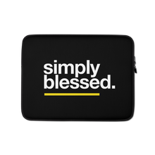 13″ Simply Blessed (Sans) Laptop Sleeve by Design Express