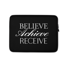 13″ Believe Achieve Receieve Laptop Sleeve by Design Express