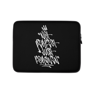 13″ Not Perfect Just Forgiven Graffiti (motivation) Laptop Sleeve by Design Express