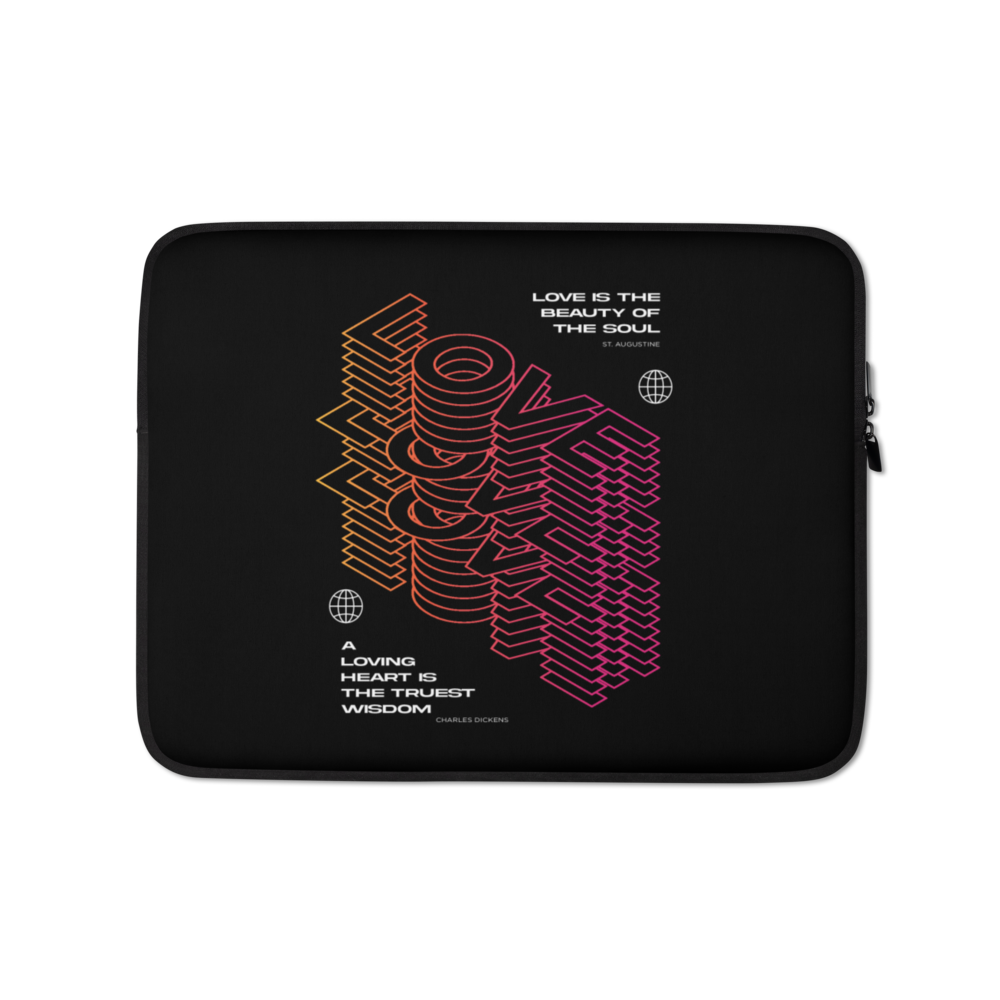 13″ Love (motivation) Laptop Sleeve by Design Express