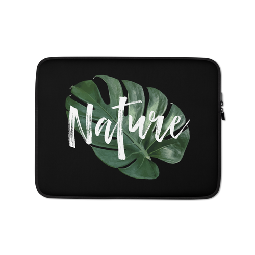 13″ Nature Montserrat Leaf Laptop Sleeve by Design Express