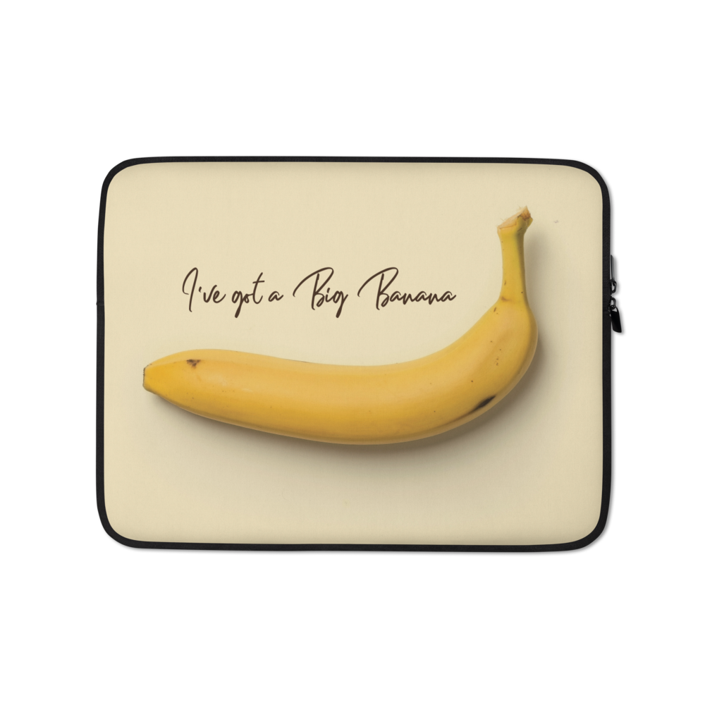 13″ I've got a big banana Laptop Sleeve by Design Express