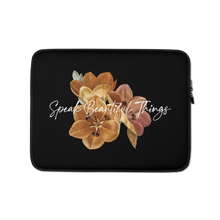 13″ Speak Beautiful Things Laptop Sleeve by Design Express