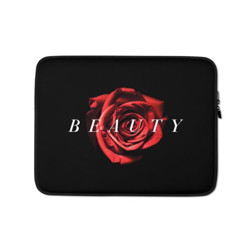 13″ Beauty Red Rose Laptop Sleeve by Design Express