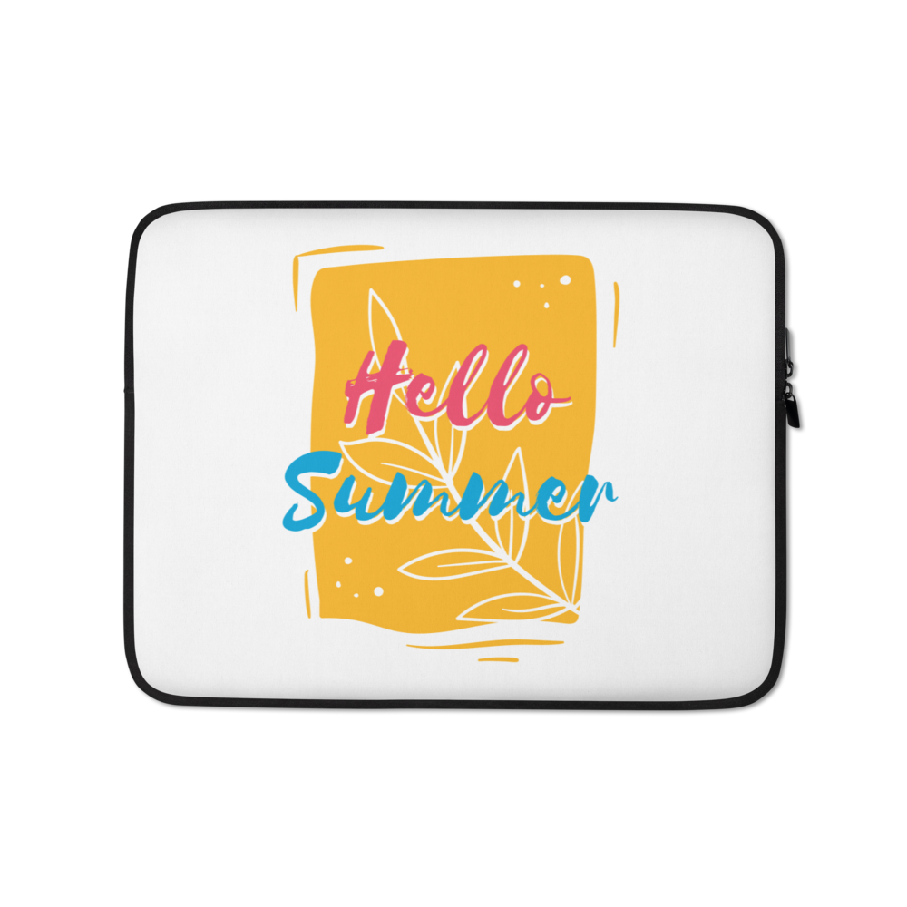 13″ Hello Summer Laptop Sleeve by Design Express