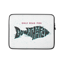 13″ Only Dead Fish Go with the Flow Laptop Sleeve by Design Express
