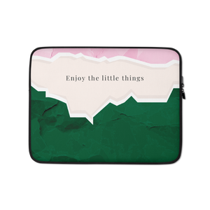 13″ Enjoy the little things Laptop Sleeve by Design Express