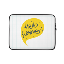 13″ Hello Summer Yellow Laptop Sleeve by Design Express
