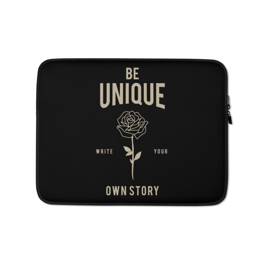 13″ Be Unique, Write Your Own Story Laptop Sleeve by Design Express