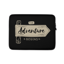 13″ the Adventure Begin Laptop Sleeve by Design Express