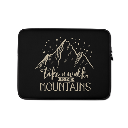 13″ Take a Walk to the Mountains Laptop Sleeve by Design Express