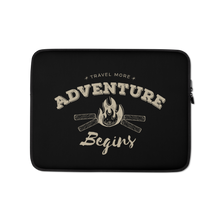 13″ Travel More Adventure Begins Laptop Sleeve by Design Express