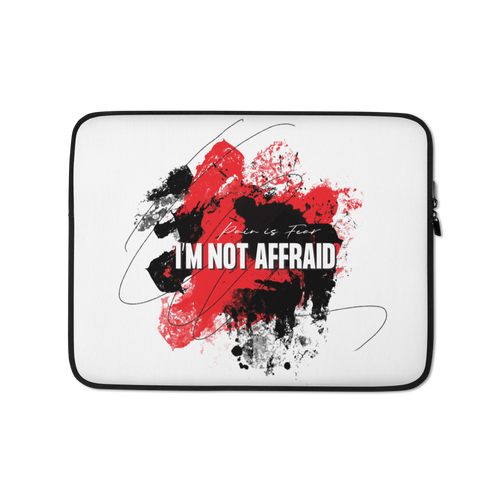 13″ I'm Not Affraid Laptop Sleeve by Design Express