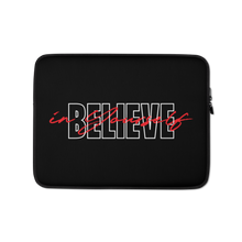 13″ Believe in yourself Typography Laptop Sleeve by Design Express