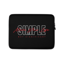 13″ Make Your Life Simple But Significant Laptop Sleeve by Design Express